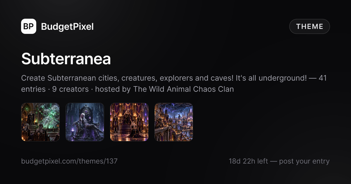 Subterranea - The Wild Animal Chaos Clan | BudgetPixel
