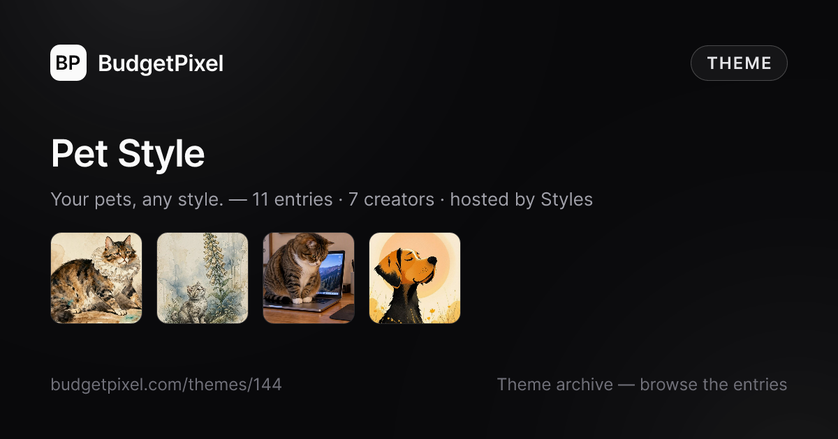 Pet Style - Styles | BudgetPixel